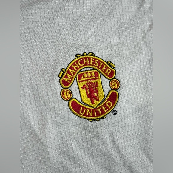 Nike XL Manchester Real Madrid FC Vodafone White Soccer Jersey Dri-Fit Authentic - Picture 3 of 8